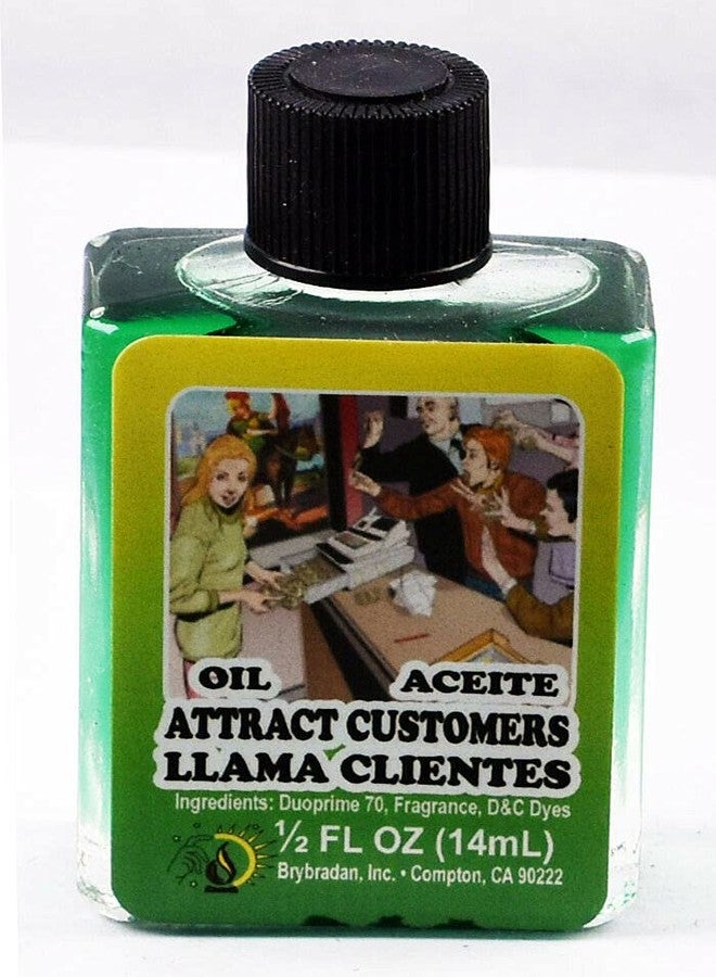 1 Piece BRYBRADAN Attract CUSTOMERS Spiritual Oil Llama CLIENTES ACEITE ESPIRITUAL -1/2 FL OZ 14.7ML